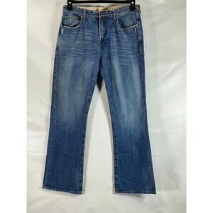 UNIONBAY Men's Blue Vintage Loose-Fit Straight Leg Five-Pocket Jeans SZ 36X34